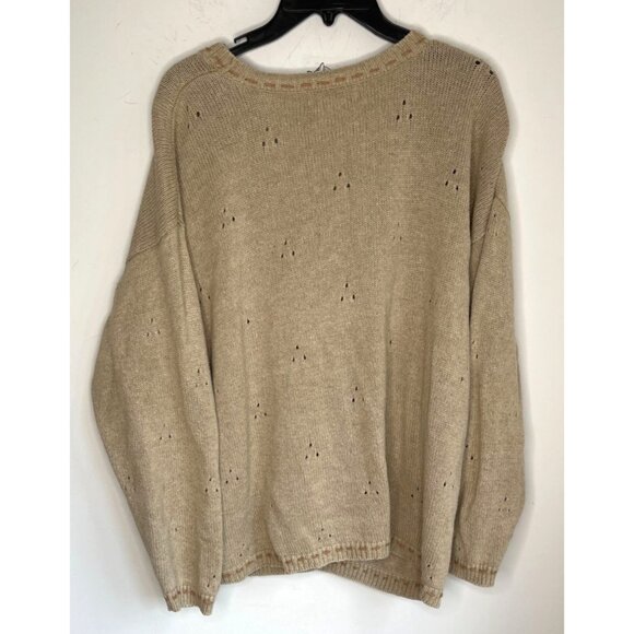 Bear Knitted Sweater Cardigan Vintage 80s Womens XL - Picture 7 of 7